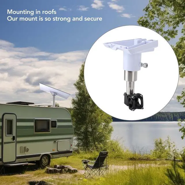 Alt view image 5 of 5 - Mounting Kit Gen 3, Pole Mount and Roof Mount, V3 Mount Plate for Standard Dish, Compatible with SUV Outdoor Use