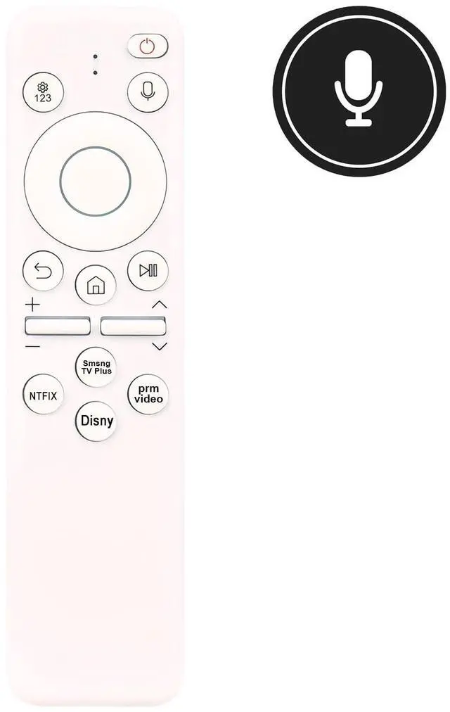Alt view image 2 of 5 - BN59-01439D BN59-01456A BN59-01456D BN59-01439L BN59-01439J BN59-01439A Voice Replaced Remote Control Compatible with Samsung TV BN5901439D Remote Control QA32LS03CBW QA32LS03CB