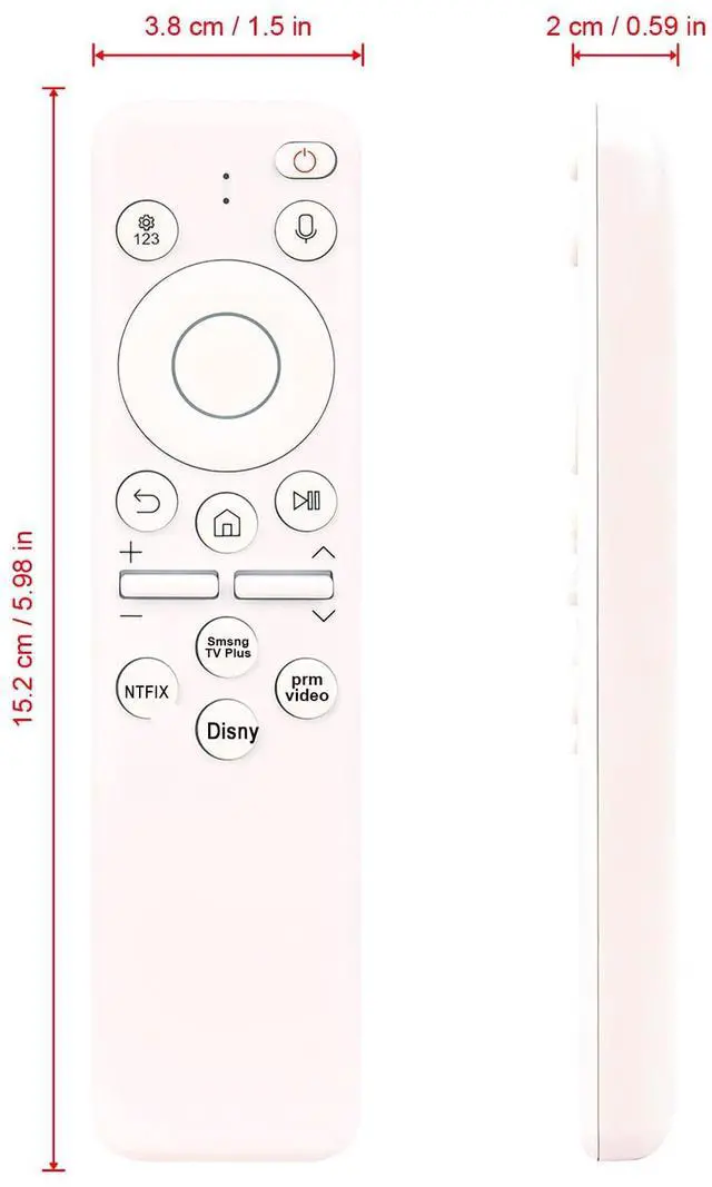 Alt view image 3 of 5 - BN59-01439D BN59-01456A BN59-01456D BN59-01439L BN59-01439J BN59-01439A Voice Replaced Remote Control Compatible with Samsung TV BN5901439D Remote Control QA32LS03CBW QA32LS03CB
