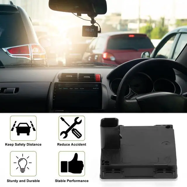 Alt view image 4 of 5 - HOPESPANNER Cruise Control Distance Radar Sensor for Ford F150 2021-2024 Distance Detection Black Automotive Car Cruise Control Module Unit Plastic,Metal 1 Pcs