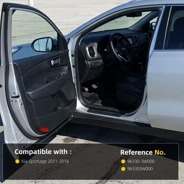 Alt view image 5 of 5 - Dasbecan Door Speaker Assembly Compatible with Kia Sportage 2011 2012 2013 2014 2015 2016 Black Replace# 96330-3W000
