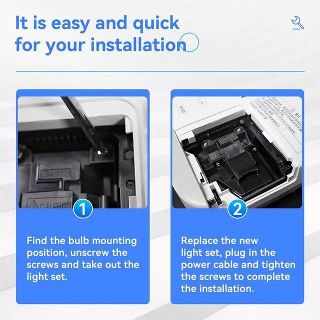 Alt view image 5 of 5 - ZMSTLAMP LMP-H202 LMP-H201 for Sony VPL-HW30AES HW30ES HW50ES HW55ES VW95ES HW30 HW30ES SXRD HW40ES HW10 VW80 HW15 VW85 GH10 HW20 VW90ES VW70 Replacement Lamp Bulb