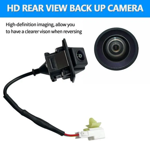 Alt view image 2 of 5 - Rear View Backup Camera Compatible with 2011 2012 2013 Hyundai Elantra Reversing Parking Assist Back Up Camera Replaces # 957503X105 95750-3X345 957503X100 957503X101