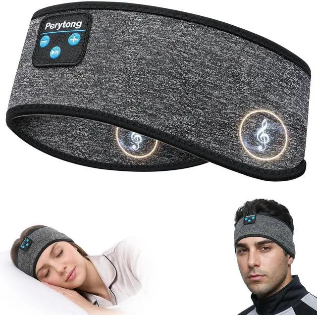 Main image of Perytong Sleep Headphones with Bluetooth 5.4 Headband, Wireless Sleeping Headphones for Side Sleepers, Sweat-Proof Sport Headband Headphones for Yoga Running Travel Insomnia Meditation