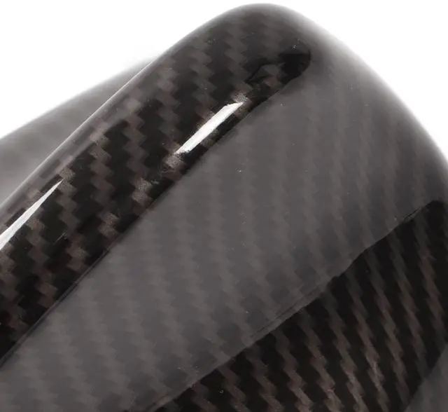 Alt view image 5 of 5 - Fydun Car Antenna Shark Fin Shape Cover Carbon Fiber 175mm Long Roof Aerial Cover Replacement for Giulia 952 2015+