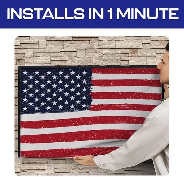 Alt view image 5 of 5 - Outdoor TV Cover 43 Inch Weatherproof and Waterproof TV Covers ^^ Outdoor TV Enclosure ^^ Smart Shield TV Screen Protector for Outside TV ^^ Cover for Moving ^^ TV Display Protectors