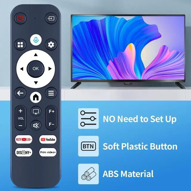 Alt view image 3 of 5 - SJUIF New Replacement Remote Control Compatible for Bettdow AC1060, for NOBKLEN L350,for Gimbal N6 Pro, for XGODY/NRKDUBQ/ENUOSUMA Smart Projector