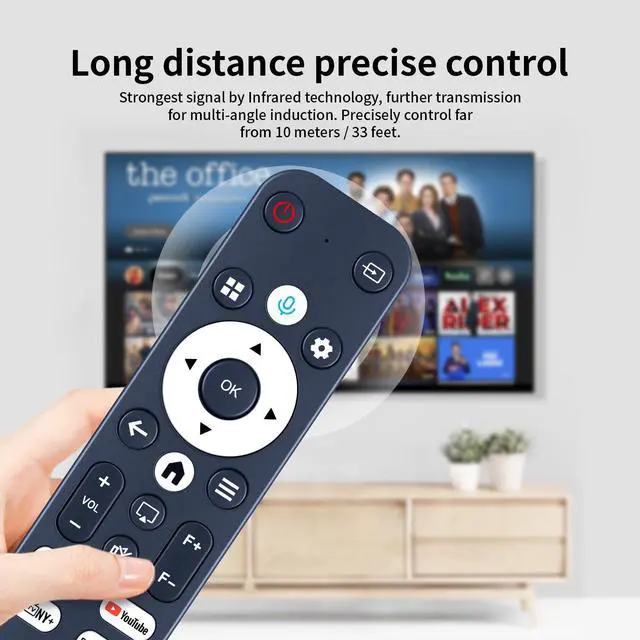 Alt view image 5 of 5 - SJUIF New Replacement Remote Control Compatible for Bettdow AC1060, for NOBKLEN L350,for Gimbal N6 Pro, for XGODY/NRKDUBQ/ENUOSUMA Smart Projector