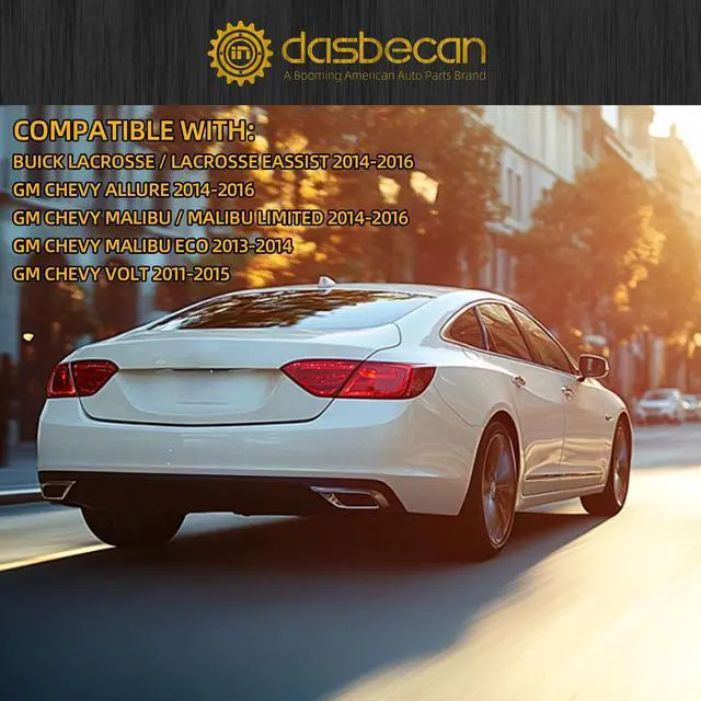 Alt view image 5 of 5 - Dasbecan Rear View Backup Camera Compatible with Buick Lacrosse 2014-2016 Chevrolet Malibu 2013-2015 Chevrolet Volt 2011-2015 Malibu Limited 2016 Parking Assist Replaces 20860481 22923842 22883286