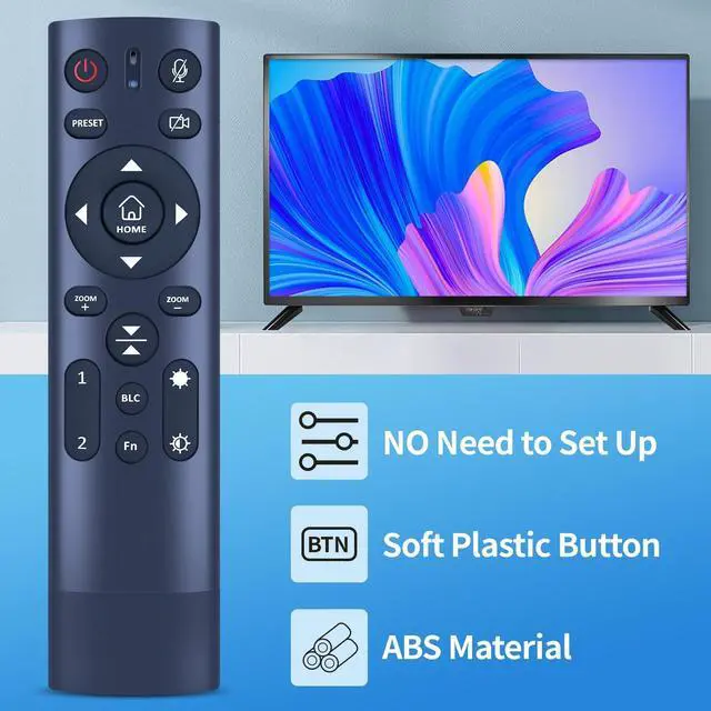 Alt view image 2 of 5 - MOVHEIYL Replacement Remote Control for NexiGo N990 (Gen 2) 4K PTZ Webcam