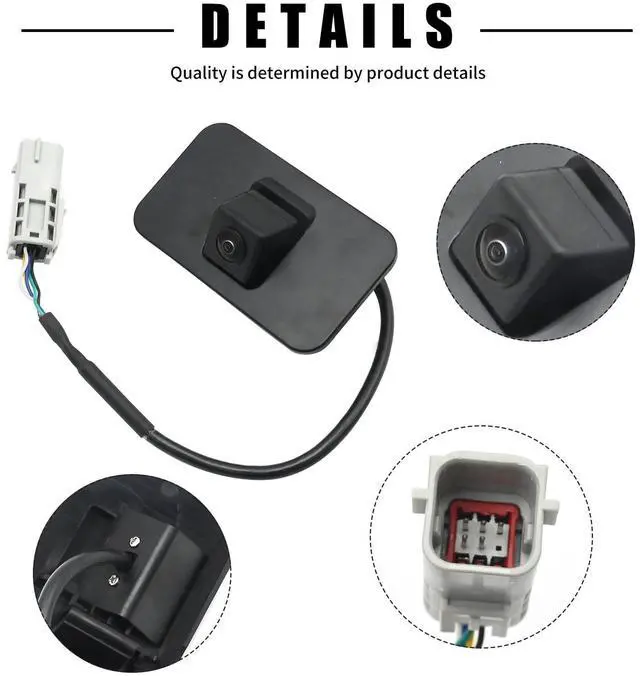 Alt view image 4 of 5 - Hoypeyfiy 23378804 Rear View Backup Camera Parking Assist Cam Replacement for Cadillac Escalade 2015-2020 Replacement for Escalade ESV 2015-2020 Replace 23404613 23432248