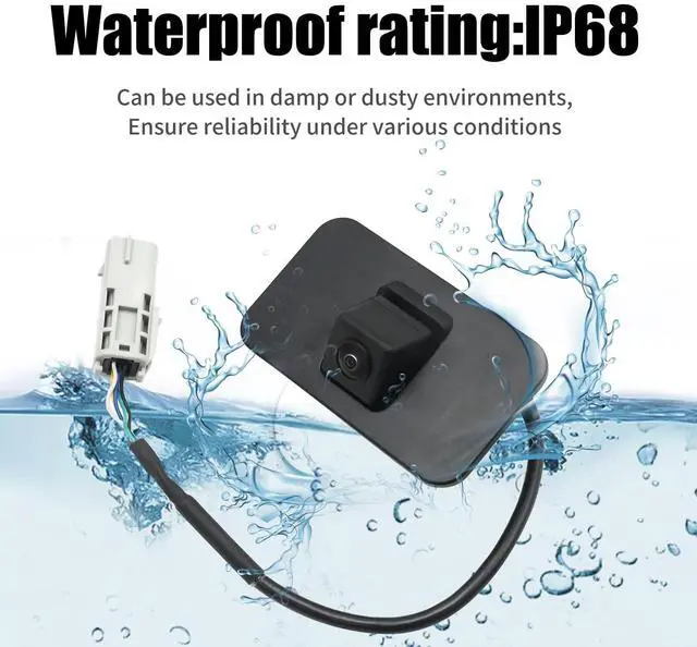 Alt view image 5 of 5 - Hoypeyfiy 23378804 Rear View Backup Camera Parking Assist Cam Replacement for Cadillac Escalade 2015-2020 Replacement for Escalade ESV 2015-2020 Replace 23404613 23432248