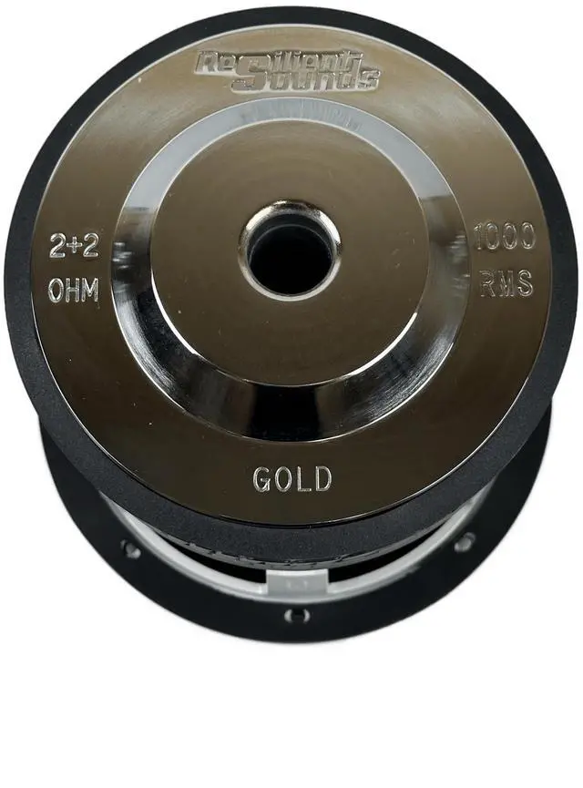 Alt view image 2 of 5 - Resilient Sounds Gold 8" SUBWOOFER D2 1,000RMS (2000WATTS)