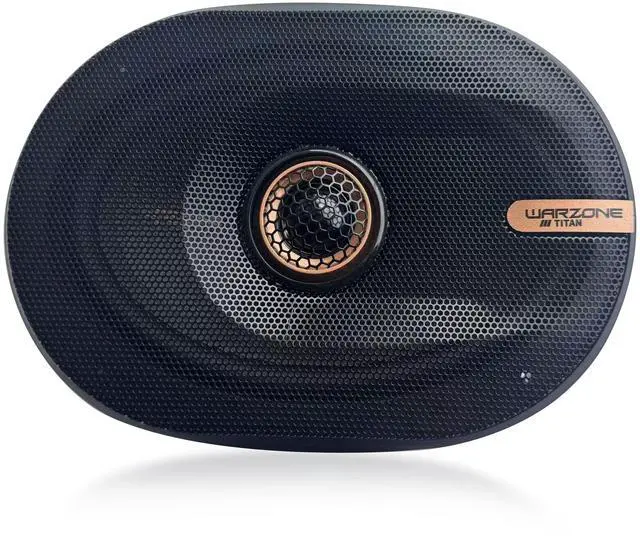 Alt view image 3 of 5 - Warzone 4X WZ69PTi 6x9-Inch Super Coaxial Speaker Pair, 4 Ohm, 1300W Max, 400W RMS, 92dB Sensitivity, Ferrite Woofer & PEI Dome Tweeter for Pro Car Audio