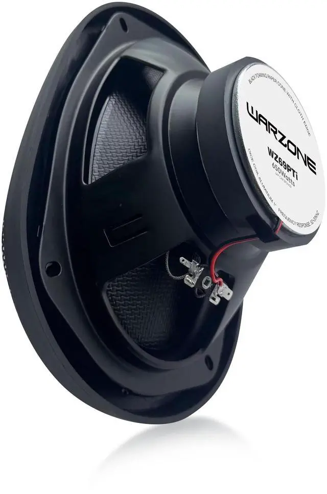 Alt view image 4 of 5 - Warzone 4X WZ69PTi 6x9-Inch Super Coaxial Speaker Pair, 4 Ohm, 1300W Max, 400W RMS, 92dB Sensitivity, Ferrite Woofer & PEI Dome Tweeter for Pro Car Audio