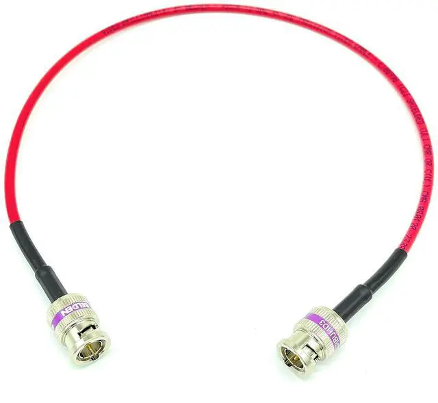 Main image of AV-Cables 12G 4K HD SDI BNC - BNC Cable 4855R Mini RG59 (6ft, Red)