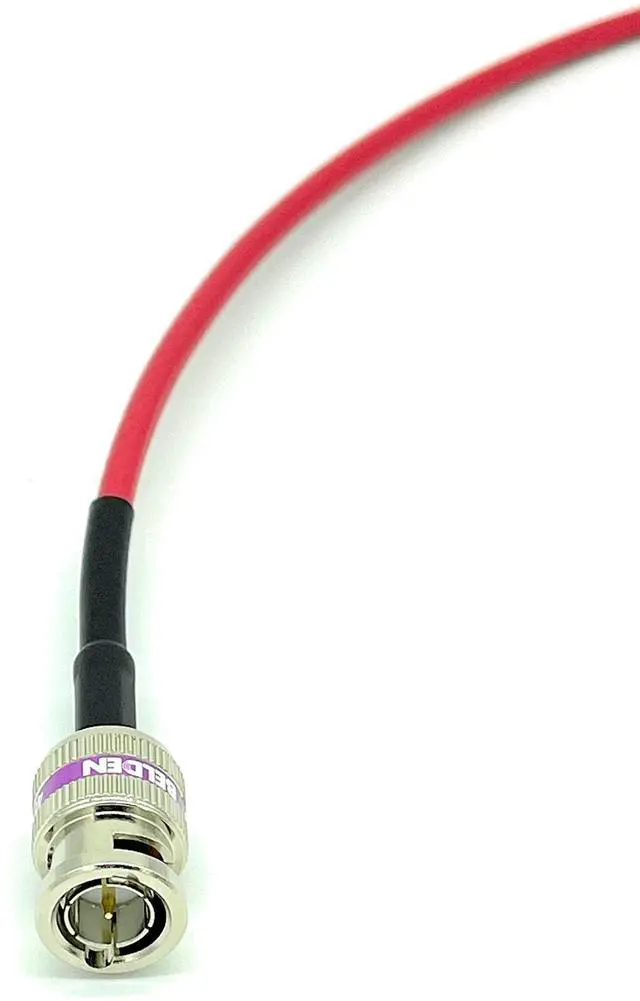 Alt view image 3 of 4 - AV-Cables 12G 4K HD SDI BNC - BNC Cable 4855R Mini RG59 (6ft, Red)