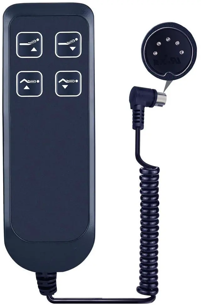 Main image of New Replacement Remote Control Compatible for Recliner Hand Remote Control, 4 Button 5 pin Plug Connection