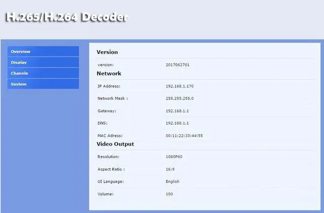 Alt view image 4 of 5 - ISEEVY H.265 H.264 4K 1080P Video Decoder with HDMI and CVBS Output Support RTMP RTSP RTP UDP HTTP