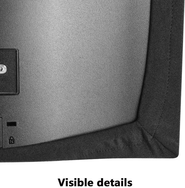 Alt view image 2 of 5 - Indoor TV dust cover, with elastic and soft fabric that can stretch without damaging the screen, suitable for most brand TVs(76-85 inches)