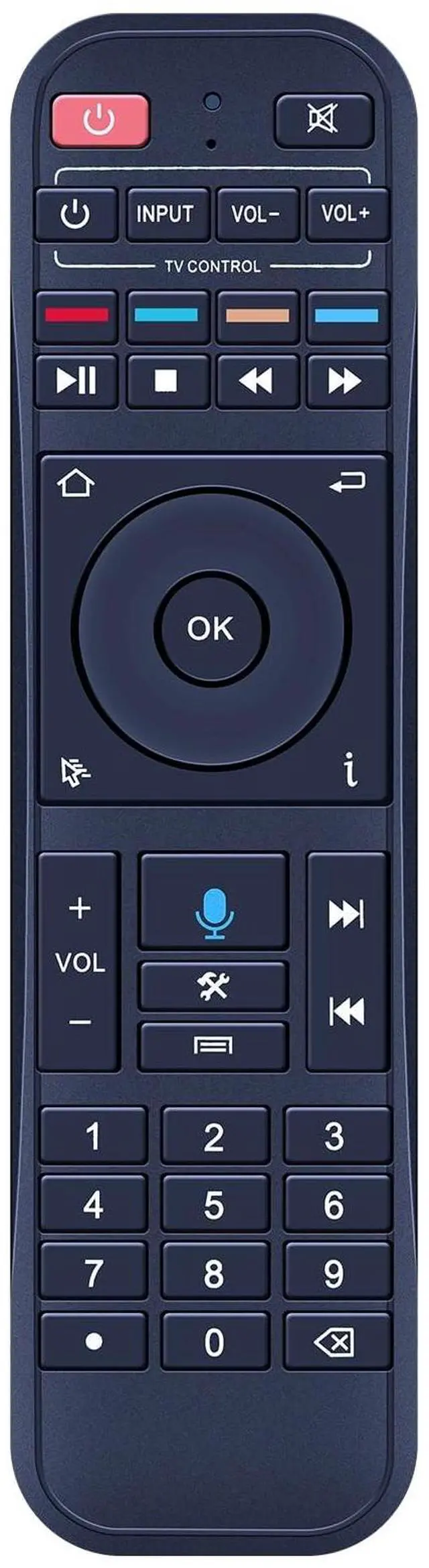Alt view image 4 of 4 - WKOLF Voice Remote Replacement for 2026 Super Smart Box S7 Pro/Max/Ultra/ S7 Prime