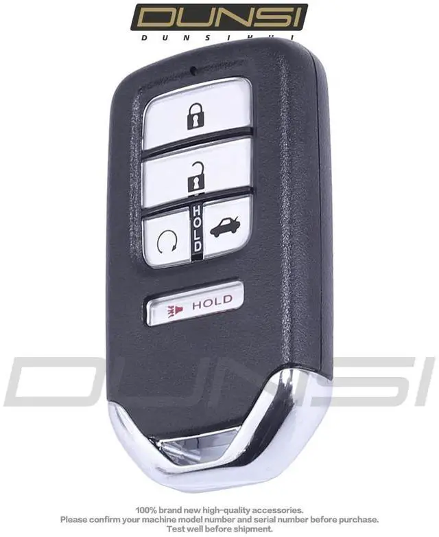 Alt view image 5 of 5 - DUNSIHUI Kr5v2x Car Key Fob Keyless Control Entry Remote 5 Button Replacement Compatible With Civic Sedan Ex/Sedan Tour/Ex Turbo Cvt/ Lx Hdm Cvt/Coupe Ex Sport Tour/Sedan Ex Sport Tour 433mhz