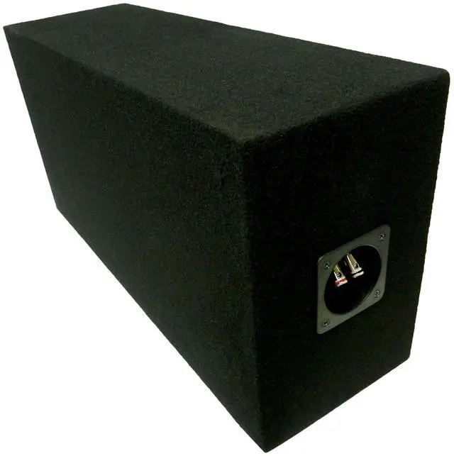 Alt view image 3 of 4 - Bass Rockers 2x2 Speaker Pod 8"/4" Enclosure BOX w/ Spring Terminal (Carpet Finish)