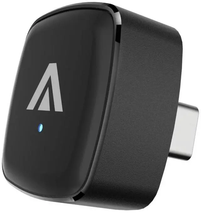 Main image of Type-C 2-in-1 Wireless CarPlay & Android Auto Adapter, Metal USB-C Mini Plug & Play Car Play Dongle, Converts Factory Wired Connection to Wireless for Car 2016+, OTA, No Lag for iPhone &