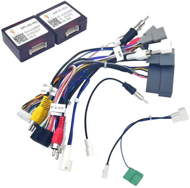 Main image of Dasaita Harness for Honda Civic 2015 2016 2017 2018 2019 2020 2021 2022 Original Car with Fiber Optic Power Amplifier