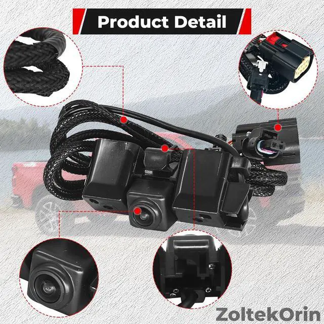 Alt view image 3 of 5 - Backup Camera for 2016-2019 Chevy Silverado GMC Sierra 1500 2500 3500