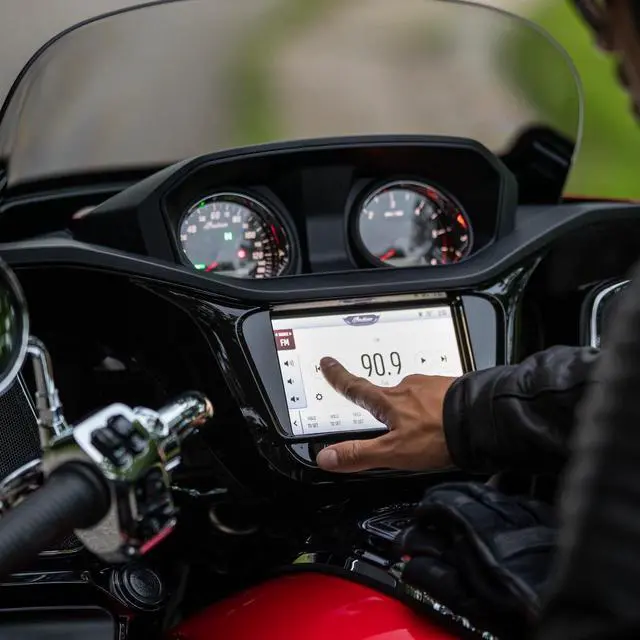 Alt view image 3 of 5 - Indian Motorcycle PowerBand Audio Kit, 6.5 Inch Motorcycle Speakers with Bass Boost for Specific Challenger & Pursuit Dark Horse, Limited, Elite, Icon Models, Auto RIDE COMMAND Recognition - 2884309