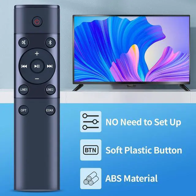 Alt view image 3 of 5 - RYQIF Replacement Remote Control Compatible for Edifier S1000MKII Audiophile Active Bookshelf 2.0 Speakers 4004988