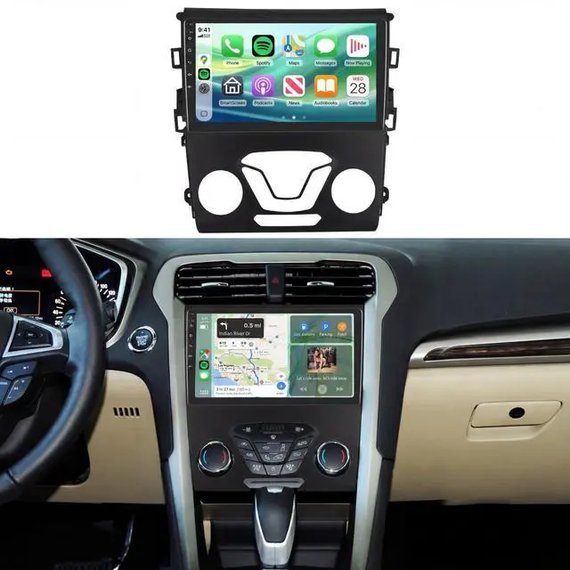 Main image of 5Ghz WiFi 2G+64G for Ford Fusion Mondeo 2013-2019 Radio,Android 15 Build-in DSP EQ Car Stereo with 5.0Bluetooth,Wireless Carplay Android Auto,9inch IPS Touch Screen,IP69k Backup Camera,GPS,FM/R