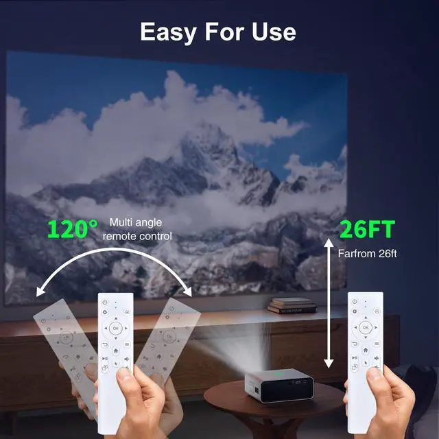 Alt view image 4 of 5 - HZIME New Replacement Remote Control Compatible for Philips NeoPix 550 NeoPix 750 Css2113 Home Cinema Video Projector NPX550/INT NPX750/INT