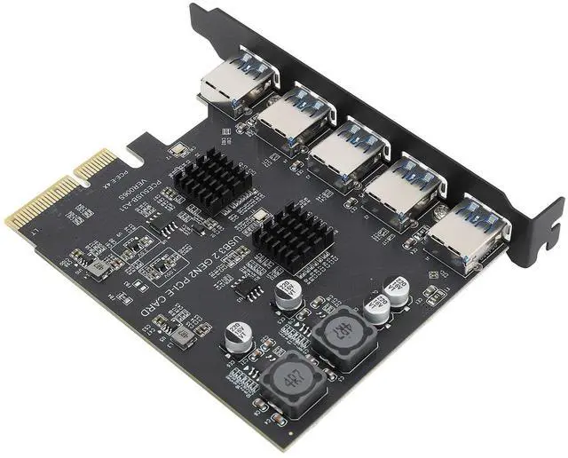 Alt view image 2 of 5 - SUNGOOYUE Premium ASMedia ASM3142 USB 3.2 Gen 2 5 Ports PCIe Expansion Card for High Resolution Media, Compatible with 7 10 11 for,