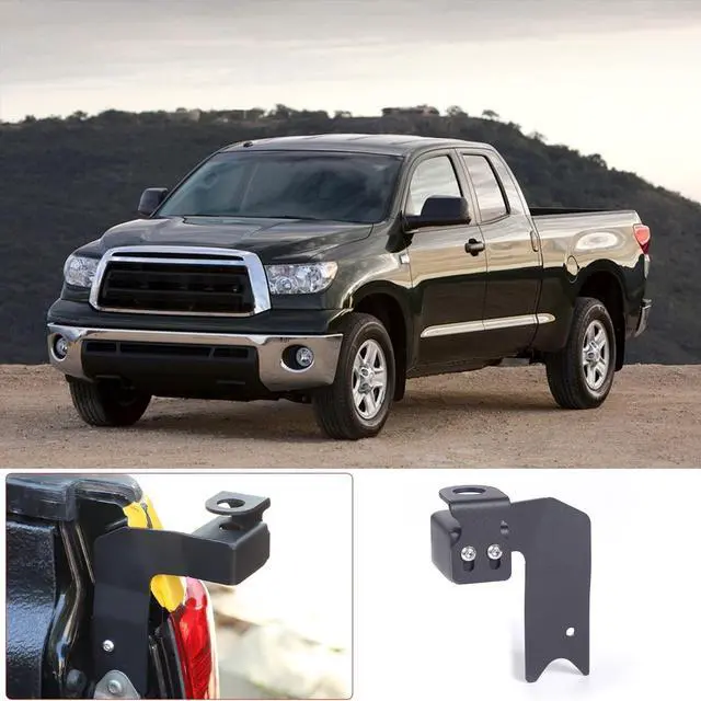 Alt view image 2 of 5 - Car Tailgate Antenna Bracket Fit Toyot@ Tundra 2007-2013 Aunginsy Car Right Side Tailgates Antenna Holder Tailgate Antenna Mount Holder Exterior Hitch Mount Trucks Trunk Antenna Metal Base Accessories