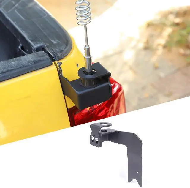 Alt view image 5 of 5 - Car Tailgate Antenna Bracket Fit Toyot@ Tundra 2007-2013 Aunginsy Car Right Side Tailgates Antenna Holder Tailgate Antenna Mount Holder Exterior Hitch Mount Trucks Trunk Antenna Metal Base Accessories