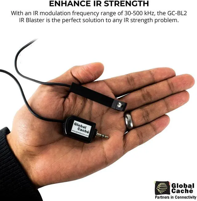 Alt view image 3 of 4 - Global Cache GC-BL2 IR Blaster Infrared Signal Transmitter for GC-100 Network Adapters and iTach IP2IR, IP2IR-P, WF2IR Converters