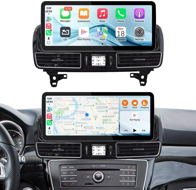 Main image of 12.3Inch Ultra-Narrow Touchscreen Wireless CarPlay Android Auto for Mercedes Benz GLE/GLS with NTG5.0/5.1/5.2 System for 2016-2018 Year, Linux HD Multimedia, OEM System, MirrorLink, Car Radio R