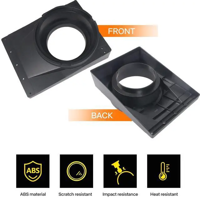 Alt view image 5 of 5 - CUSAUTV 10" Under Seat Speaker Pod Panel for Maverick R, Front Underseat Speaker Enclosures Boxes Pods Mount Compatible with Can Am Maverick R MAX X RS 2024+ Accessories