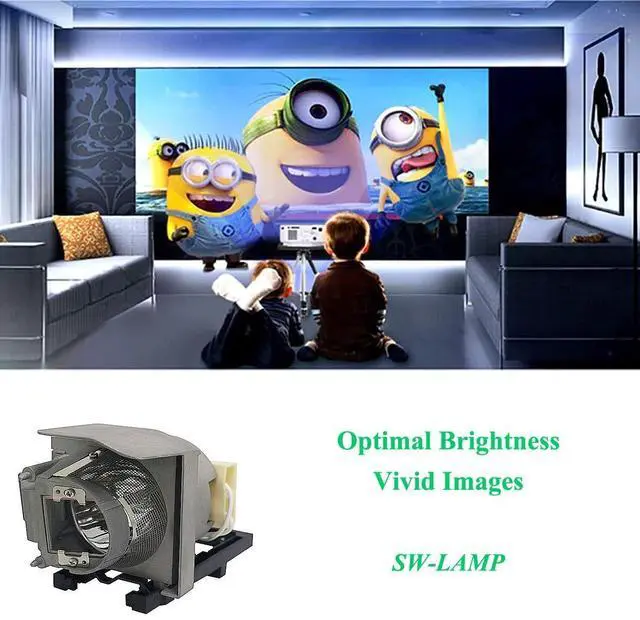 Alt view image 4 of 5 - SW-LAMP 1020991 UF70 Replacement Lamp for SmartBoard Unifi70 Unifi70w UF70w LIGHTRAISE 60WI2 SLR60wi2 SLR60wi2-SMP SB600i6 Projector Lamp Bulb with Housing