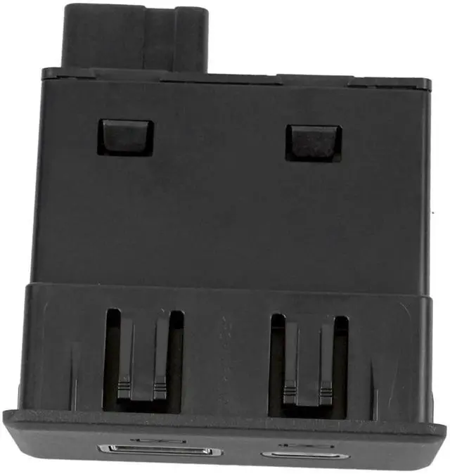 Main image of USB Port Receptacle with USB-C 12V Socket Fit for Cadillac Escalade XT4 for Chevy Silverado for Suburban Tahoe for GMC Sierra Yukon Replacement for 13529873 13540938 13512381 13558185 13536384