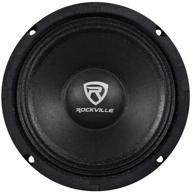 Main image of Rockville RM68PRO Midrange Car Speaker, 6.5, 200W, 8 Ohm, Mid-Bass, Open Basket, Kevlar Cone, CEA Compliant, 90oz Magnet, Perfect for Car Audio