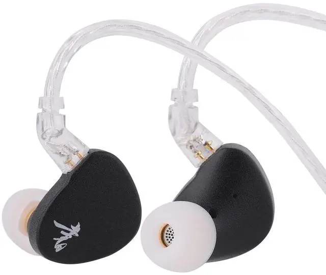 Main image of Linsoul WGZBLON SHU in Ear Monitor,Dual Dynamic Driver HiFi IEM Earphones,Professional DAC Chip Wired Earbuds,Zinc Alloy Shell,High-Purity Silver-Plated Cable for Audiophile (3.5mm with Mic, Black)