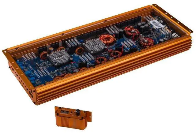 Alt view image 2 of 4 - DOWN4SOUND JP77 Orange ^^ 3000W RMS - 7 Channel Amplifier