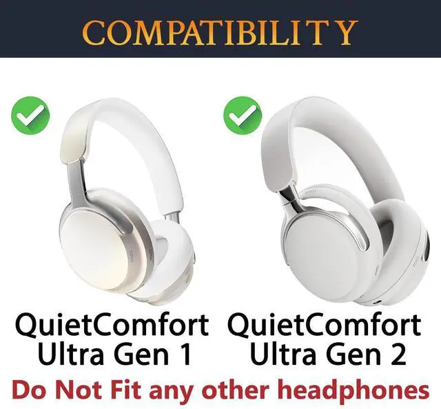 Alt view image 2 of 4 - SOULWIT Upgraded Headband Cover for Bose QC Ultra/New QuietComfort Ultra(2nd Gen) Wireless Headphones, Replacement Headstrap Pad Repair Part - Diamond