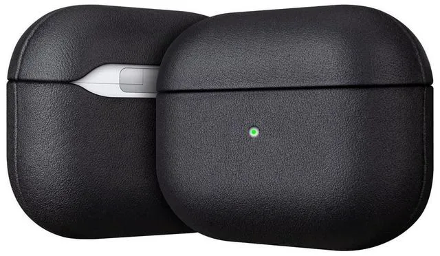 Main image of LOPIE Leather Case Compatible with AirPods 3 (Released in 2021), Handmade Case Fully-Wrapped with Full-Grain Leather, Protective Hard Cover for Gen 3 AirPods (Not for AirPod Pro 3rd Generation), Black