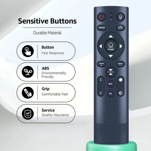 Alt view image 4 of 5 - RETROSUN Replacement Remote Control Compatible with NexiGo N990 4K PTZ Zoomable Webcam