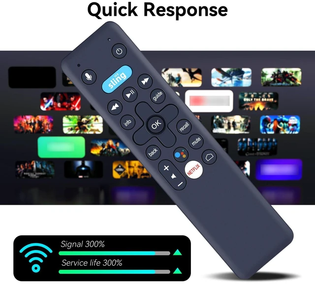 Alt view image 4 of 10 - ZWP Replacement Voice Remote Control Compatible for Sling AIRTVMINI AirTV Mini