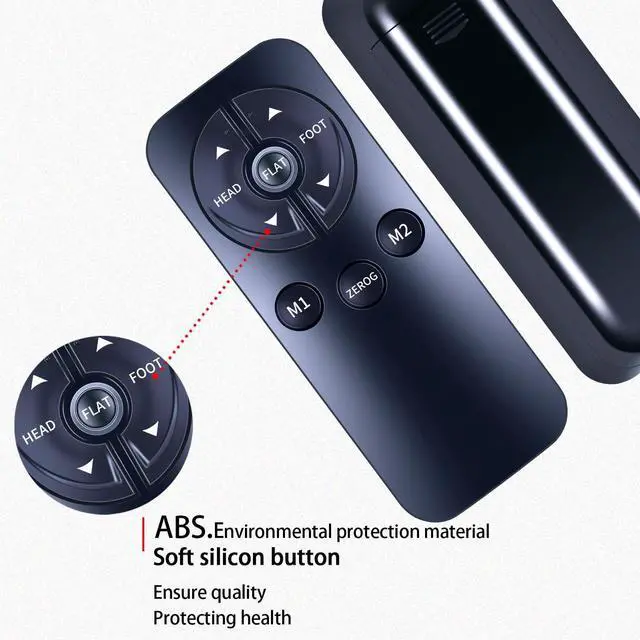 Alt view image 5 of 5 - FQOUG Replacement Remote Control Compatible with iDealBed 3i Custom Adjustable Bed Base